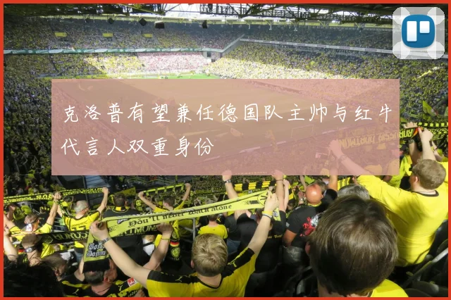 克洛普有望兼任德国队主帅与红牛代言人双重身份